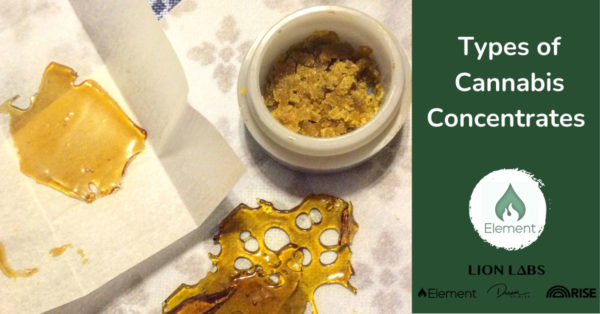 Types Of Cannabis Concentrates - Element Extractions